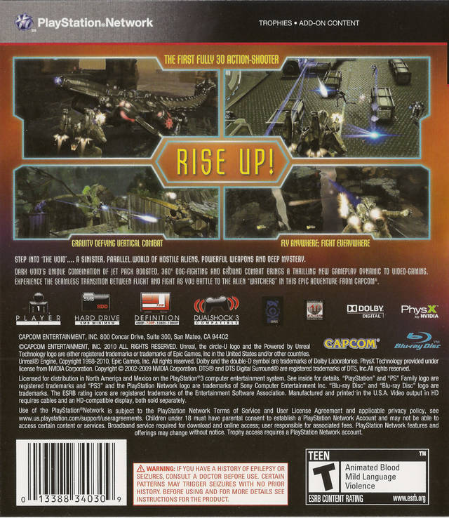 Dark Void - (PS3) PlayStation 3 Video Games Capcom