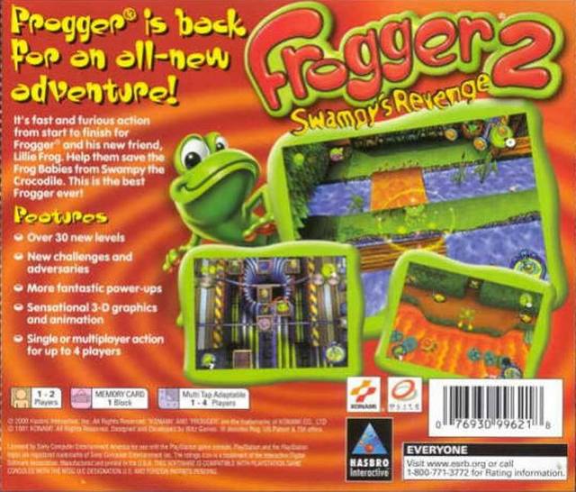 Frogger 2: Swampy's Revenge - (PS1) PlayStation 1 [Pre-Owned] Video Games Hasbro Interactive   