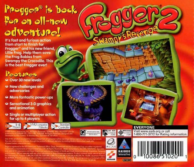 Frogger 2: Swampy's Revenge - (DC) SEGA Dreamcast [Pre-Owned] Video Games Hasbro Interactive   