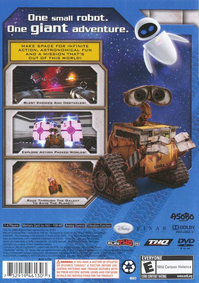 WALL-E - (PS2) PlayStation 2 [Pre-Owned] Video Games THQ