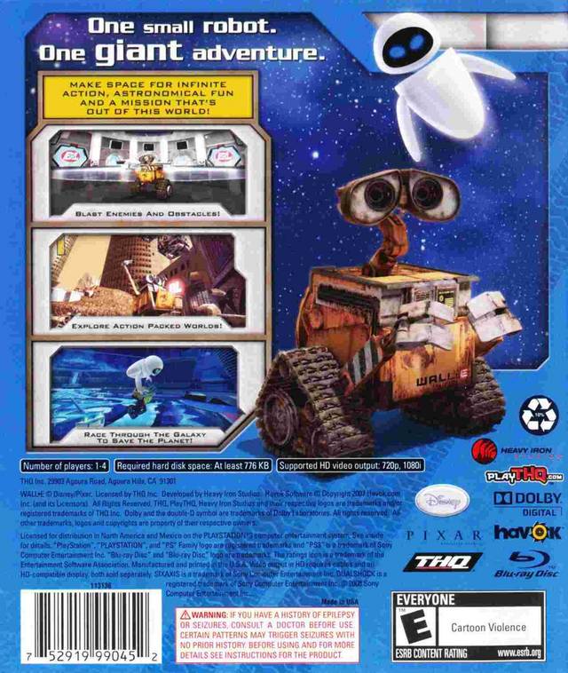 WALL-E - (PS3) PlayStation 3 Video Games THQ   