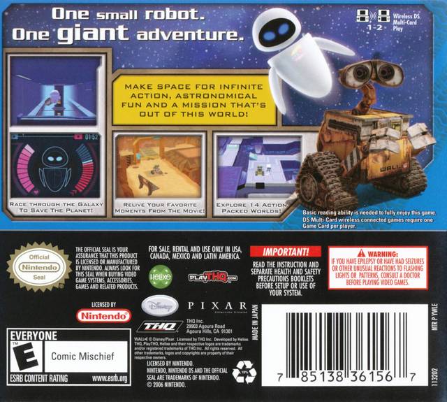 WALL-E - (NDS) Nintendo DS [Pre-Owned] Video Games THQ   