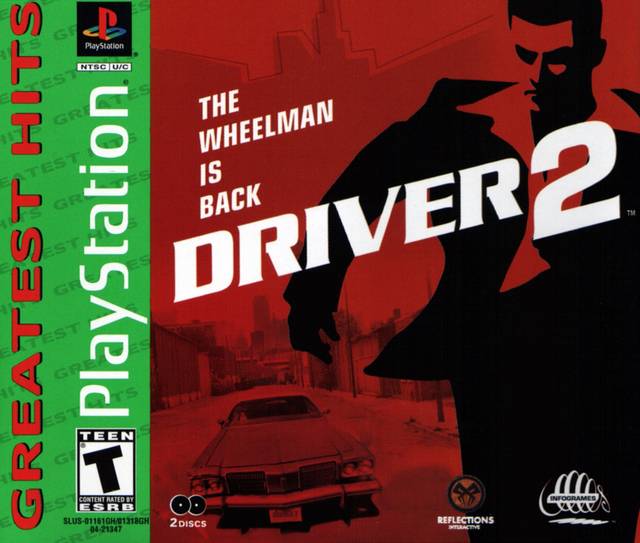 Driver 2 (Greatest Hits) - PlayStation 1 [Pre-Owned] Video Games Infogrames   