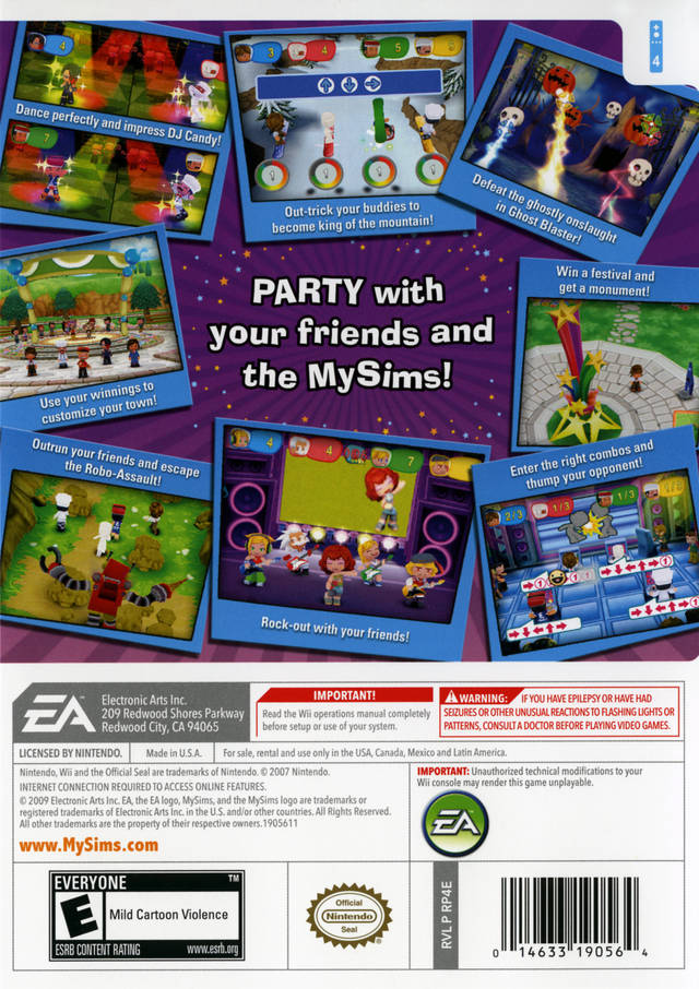 MySims Party - Nintendo Wii [Pre-Owned] | J&L Game