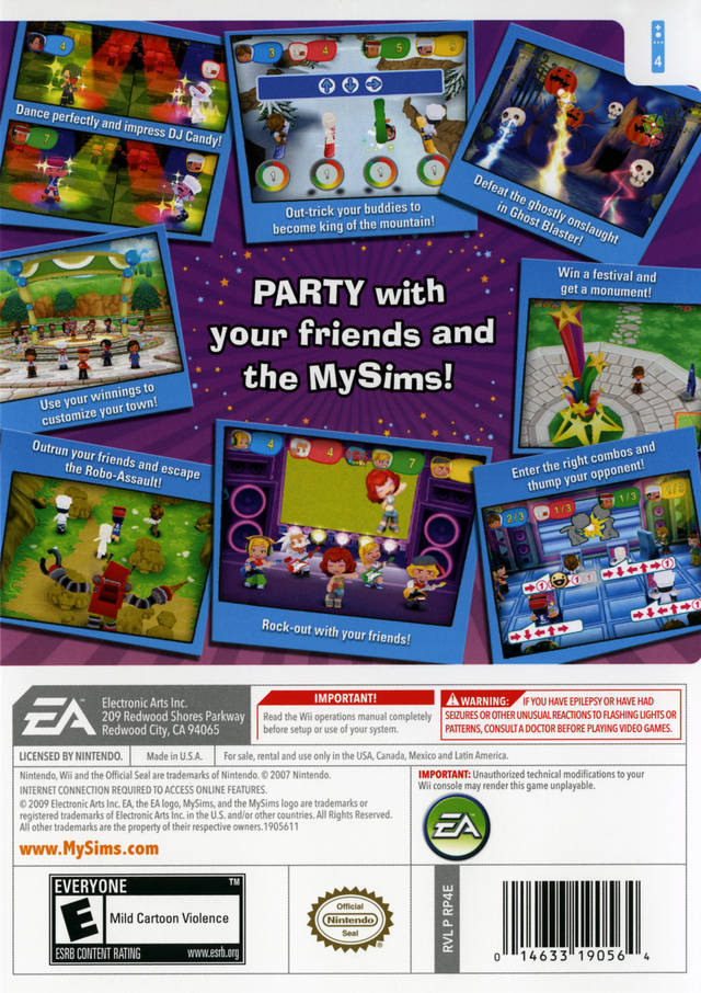 MySims Party - Nintendo Wii [Pre-Owned] Video Games Electronic Arts   