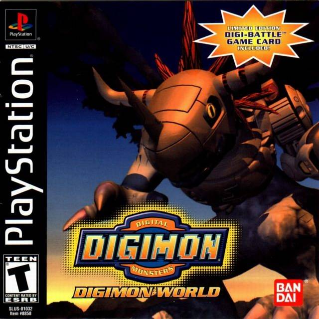 Digimon World ( Greatest Hits ) - (PS1) PlayStation 1 [Pre-Owned] Video Games Bandai   