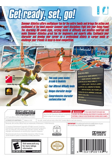 Summer Athletics: The Ultimate Challenge - Nintendo Wii [Pre-Owned] Video Games Conspiracy Entertainment   