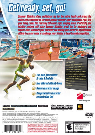 Summer Athletics: The Ultimate Challenge - (PS2) PlayStation 2 [Pre-Owned] Video Games Conspiracy Entertainment   