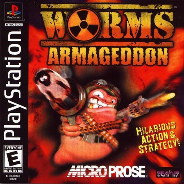 Worms Armageddon - (PS1) PlayStation 1 [Pre-Owned] Video Games MicroProse   