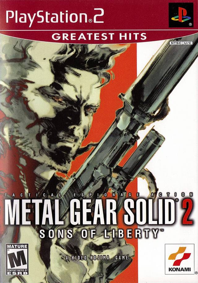 Metal Gear Solid 2: Sons of Liberty (Greatest Hits)  - (PS2) PlayStation 2 Video Games Konami   