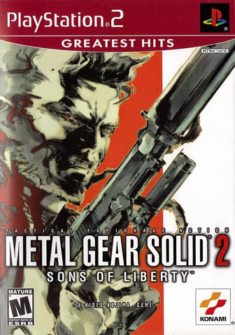 Metal Gear Solid 2: Sons of Liberty (Greatest Hits)  - (PS2) PlayStation 2 Video Games Konami   