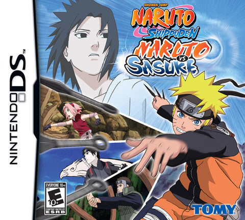 Naruto Shippuden: Naruto vs. Sasuke - (NDS) Nintendo DS Video Games Tomy Corporation   