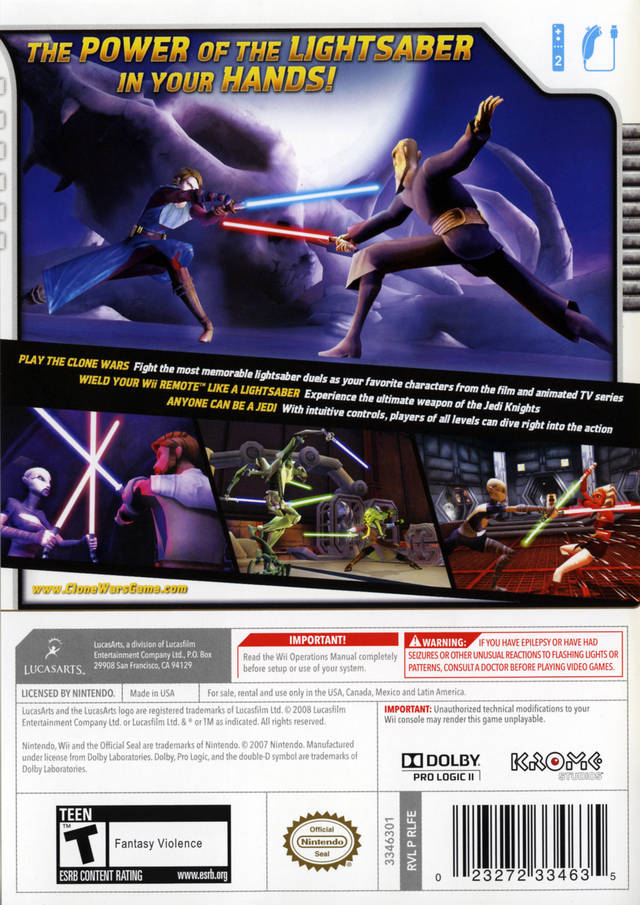 Pacchetto Regalo Star Wars Per Wii: 2 Giochi + Cloner Blaster + Spada Laser Nuovi - Foto 3