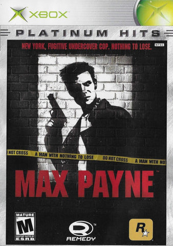 Max Payne (Platinum Hits) - Xbox Video Games Rockstar Games   
