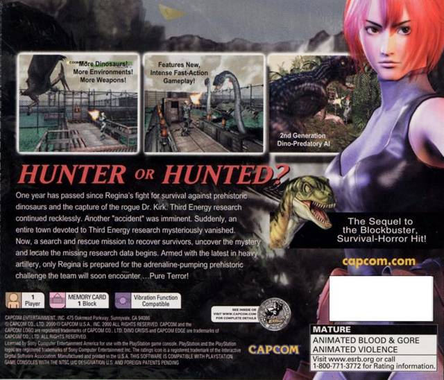 Dino Crisis 2 - (PS1) PlayStation 1 [Pre-Owned] Video Games Capcom   