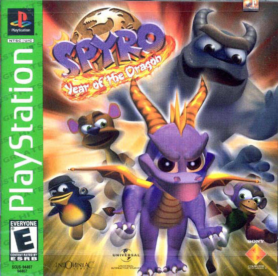 Spyro: Year of the Dragon (Greatest Hits) - (PS1