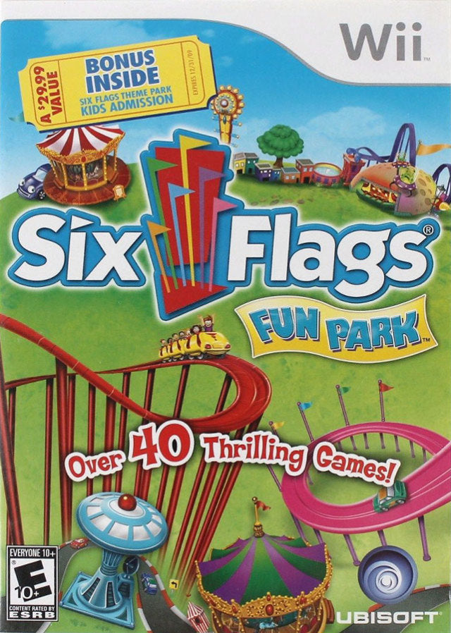 Six Flags Fun Park - Nintendo Wii [Pre-Owned] Video Games Ubisoft   