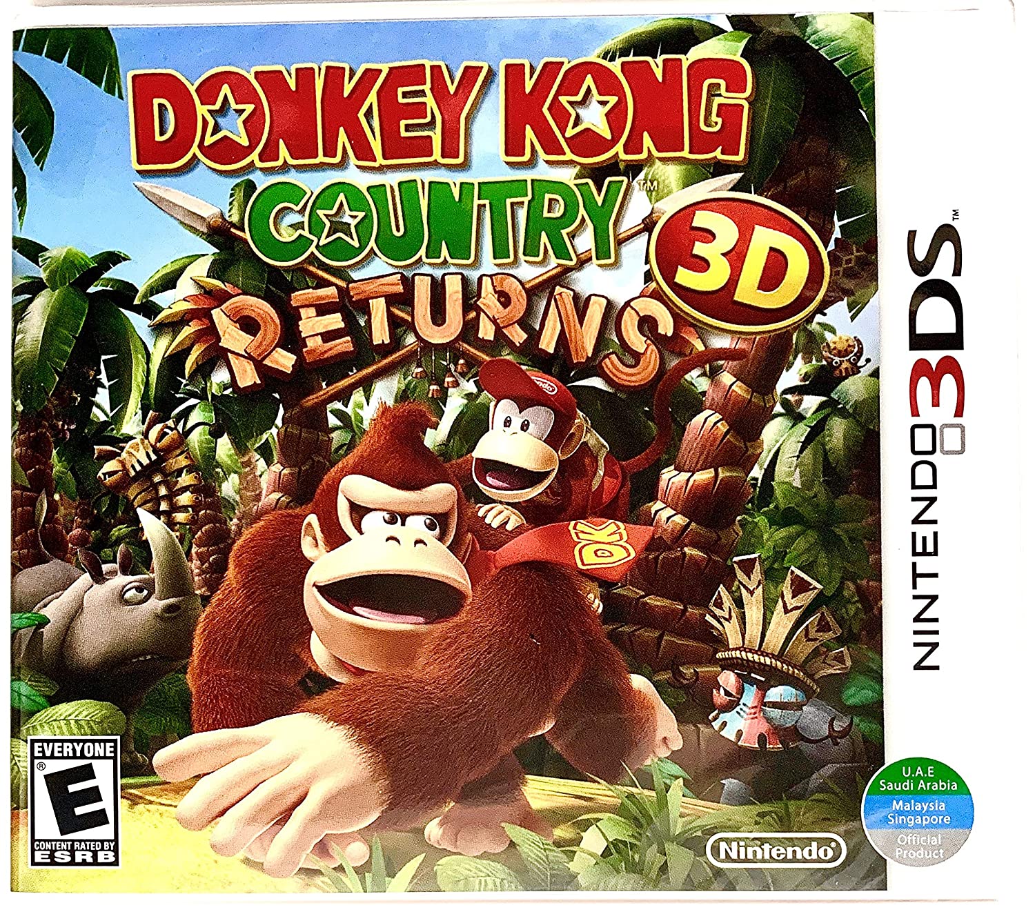 Donkey Kong Country Returns 3D - Nintendo 3DS (World Edition) Video Games Nintendo   