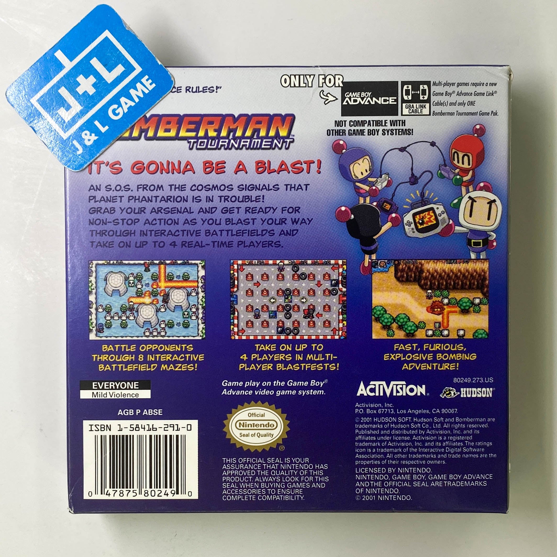 Bomberman Tournament - (GBA) Game Boy Advance [Pre-Owned] Video Games Activision   