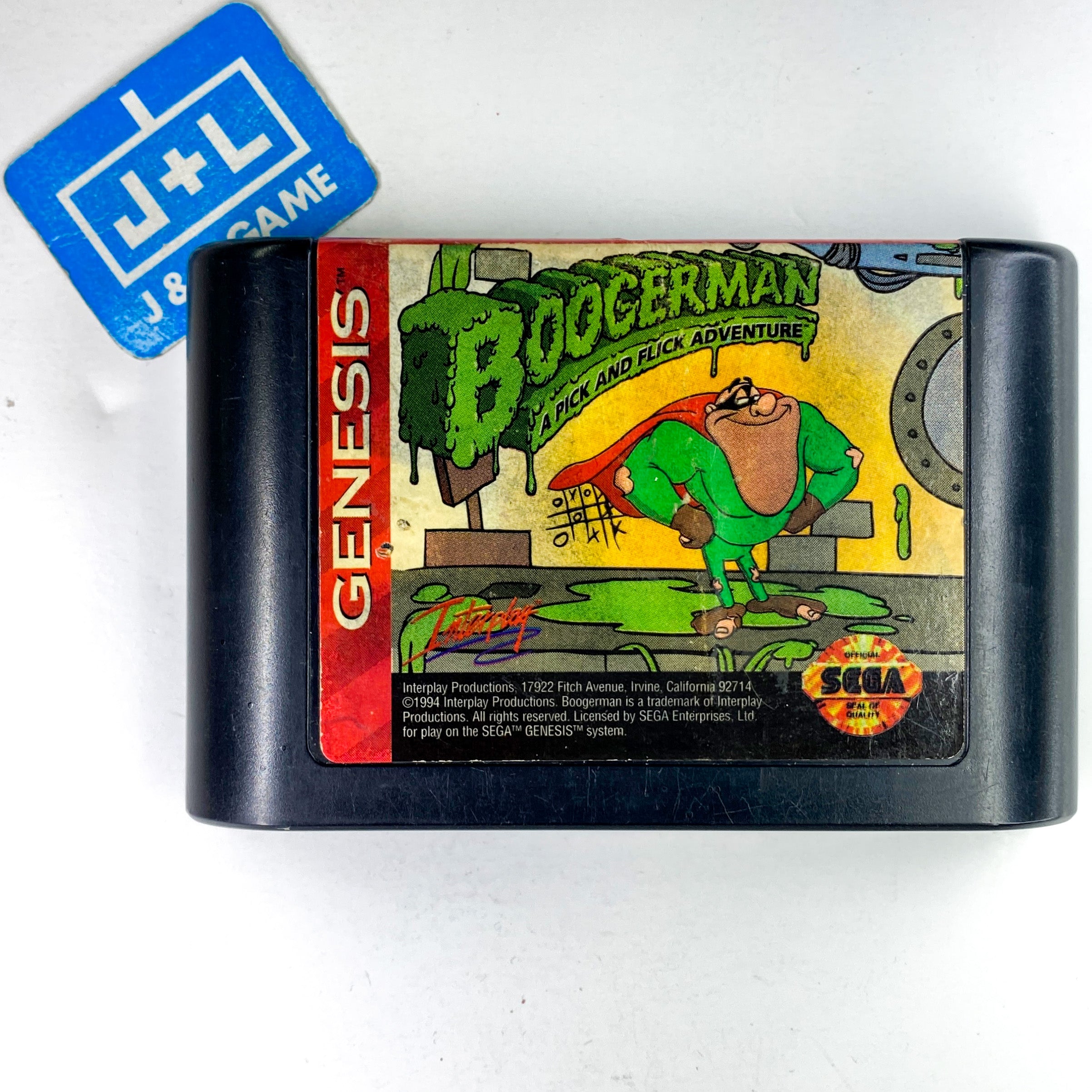 Boogerman: A Pick and Flick Adventure - SEGA Genesis [Pre-Owned] Video Games Interplay   