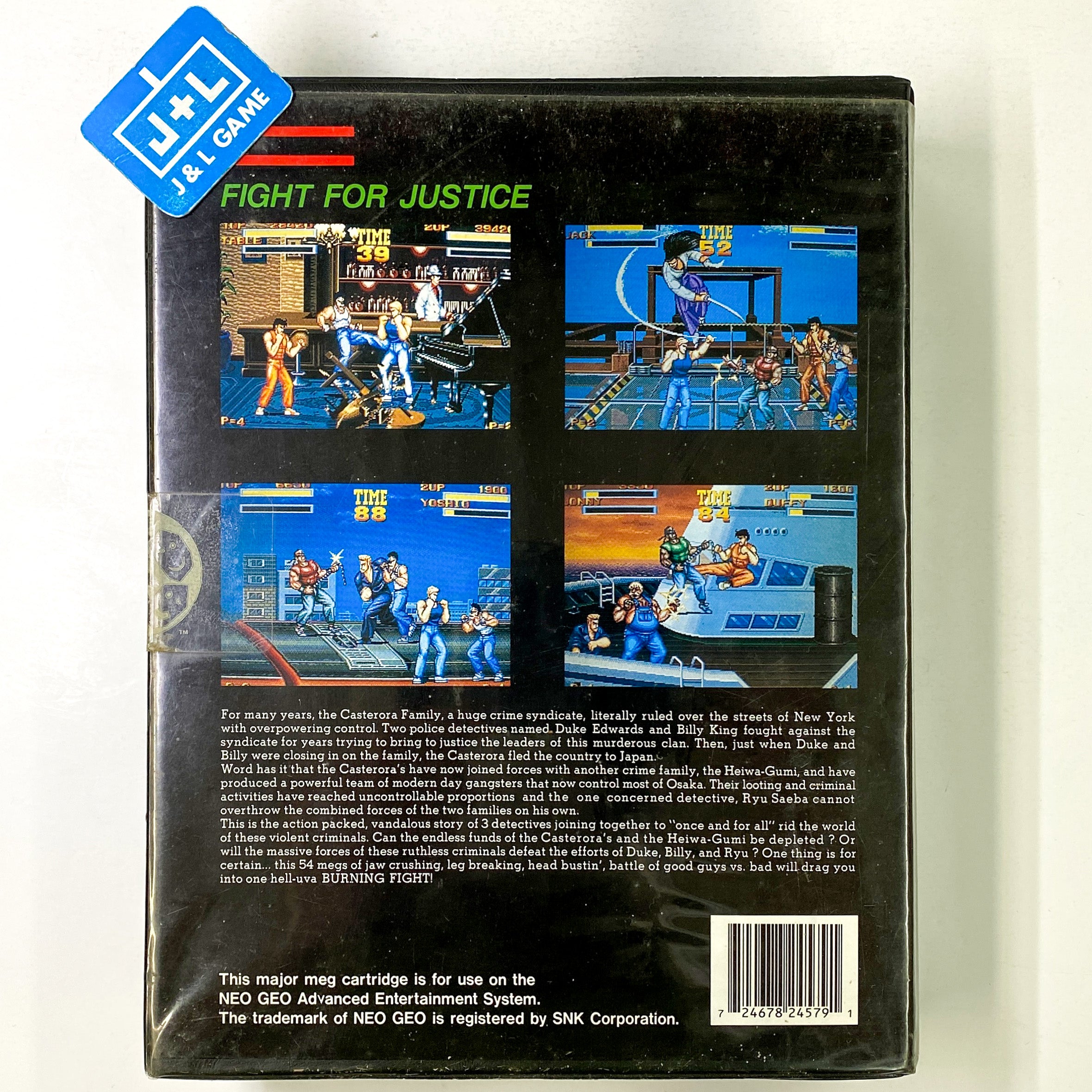 Burning Fight - (AES) SNK NeoGeo [Pre-Owned] Video Games SNK   