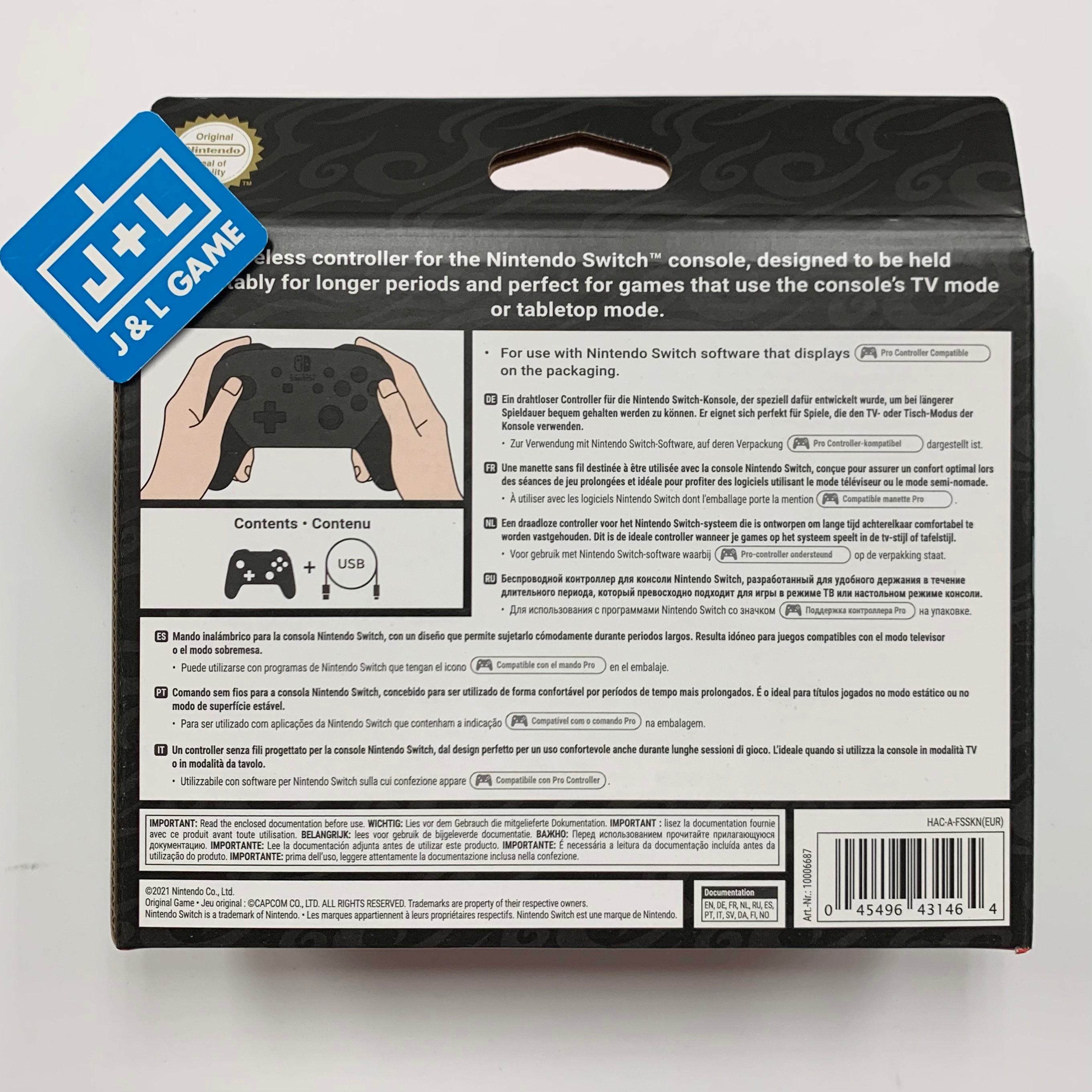 Nintendo Switch Pro Controller (Monster Hunter Rise Edition) - Nintendo Switch (European Import) Accessories Nintendo   