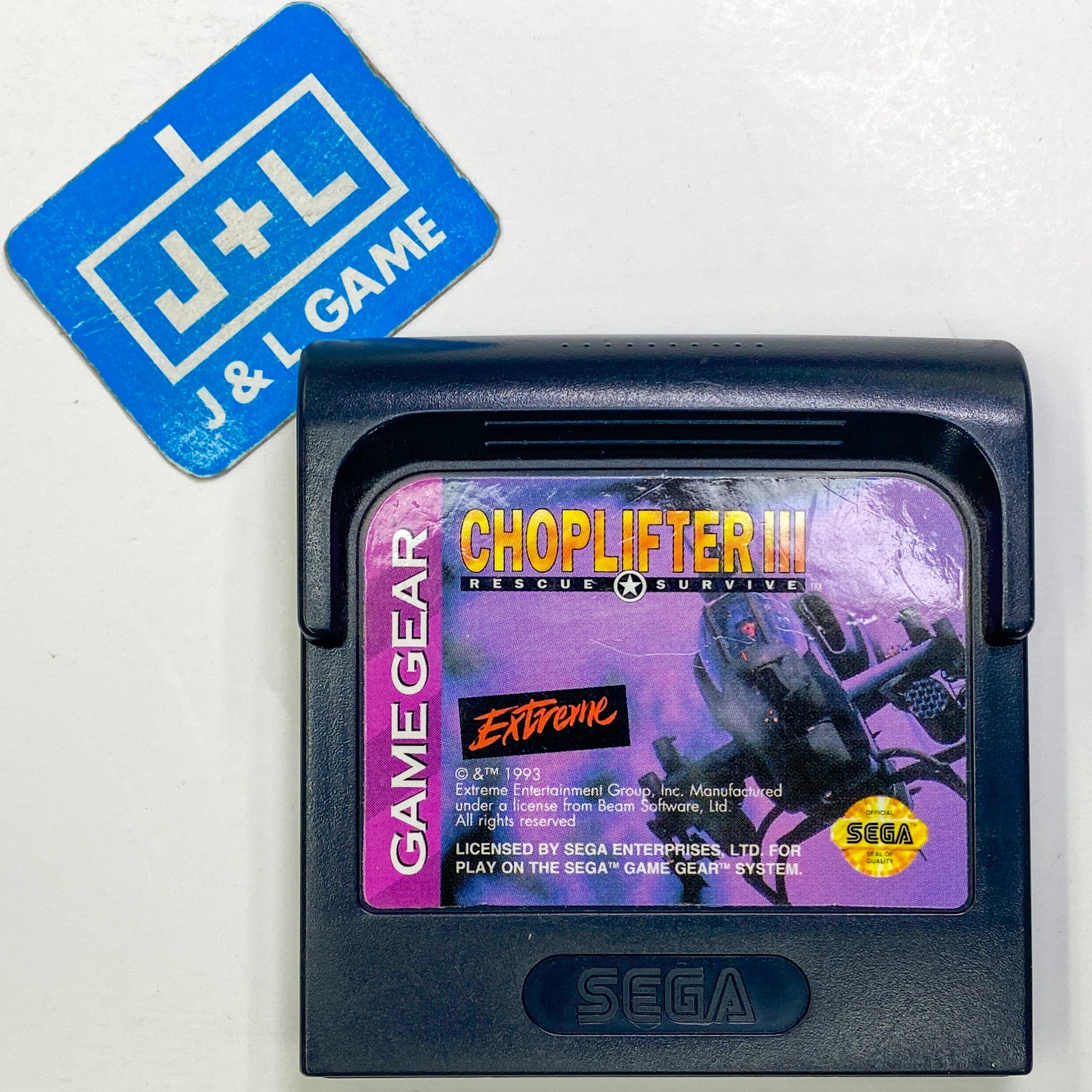 Choplifter III - SEGA GameGear [Pre-Owned] Video Games Extreme Entertainment Group   