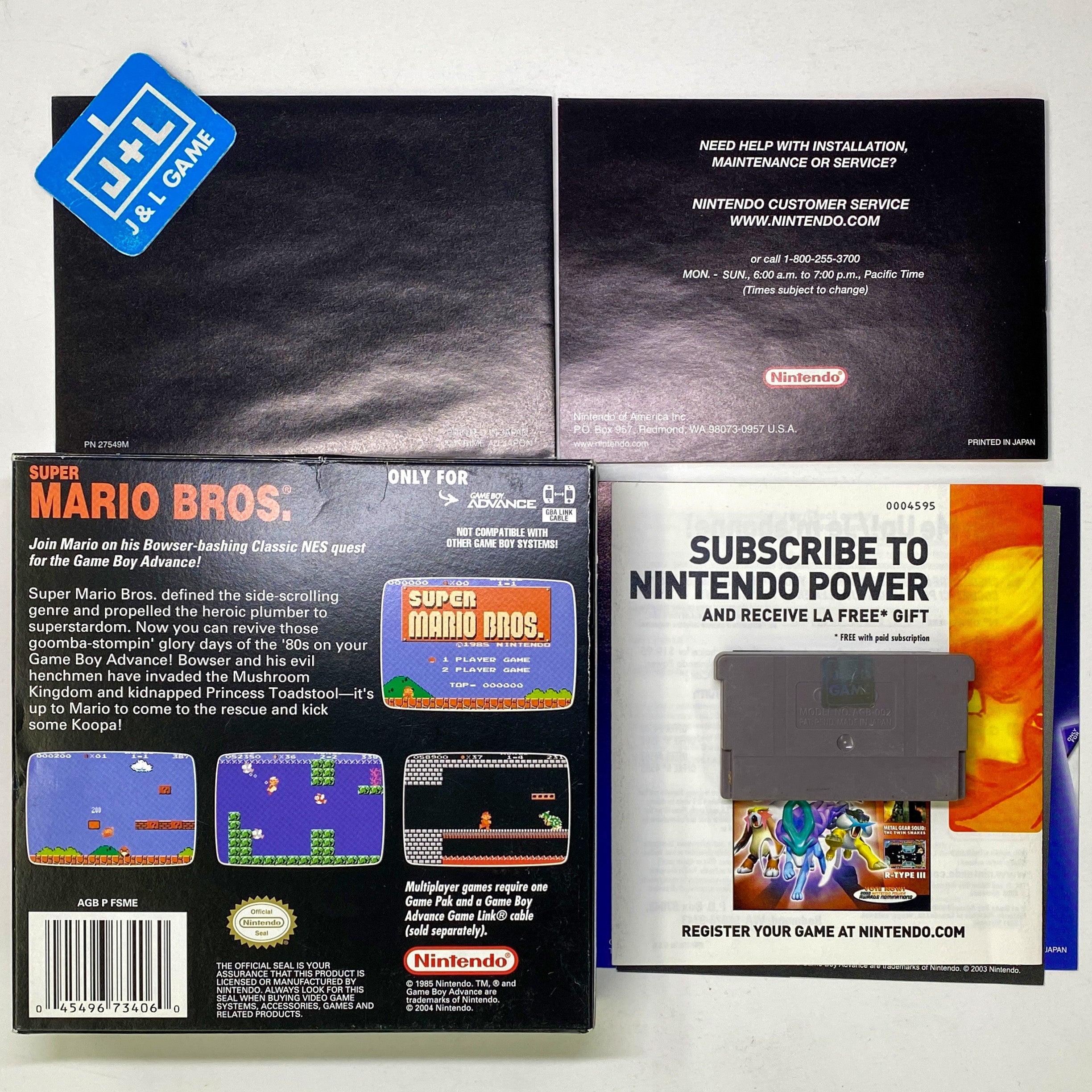 Classic NES Series: Super Mario Bros. - (GBA) Game Boy Advance [Pre-Owned] Video Games Nintendo   