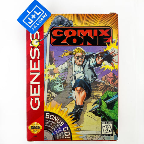 Comix Zone - (SG) SEGA Genesis [Pre-Owned] Video Games Sega   