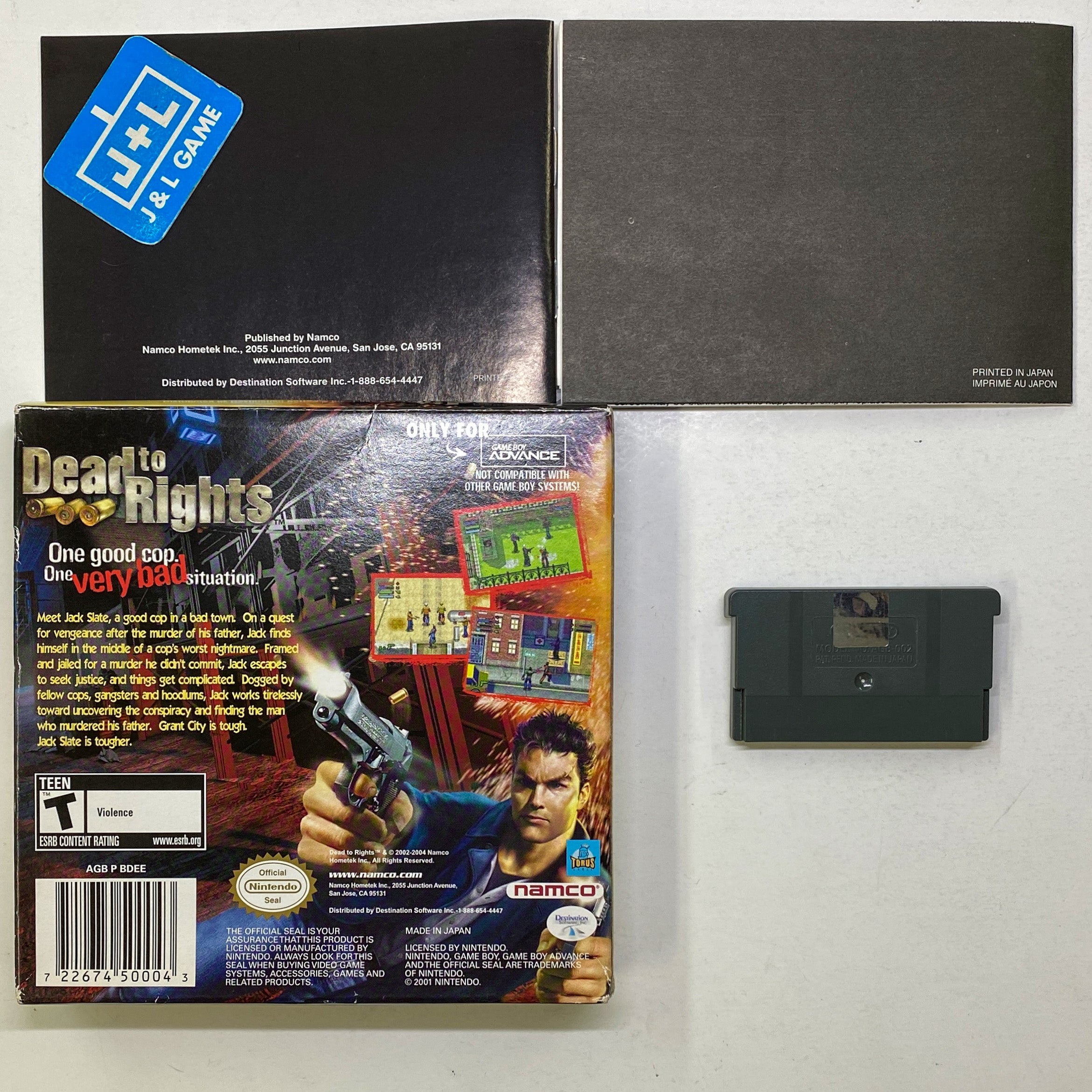 Dead to Rights - (GBA) Game Boy Advance [Pre-Owned] Video Games Namco   