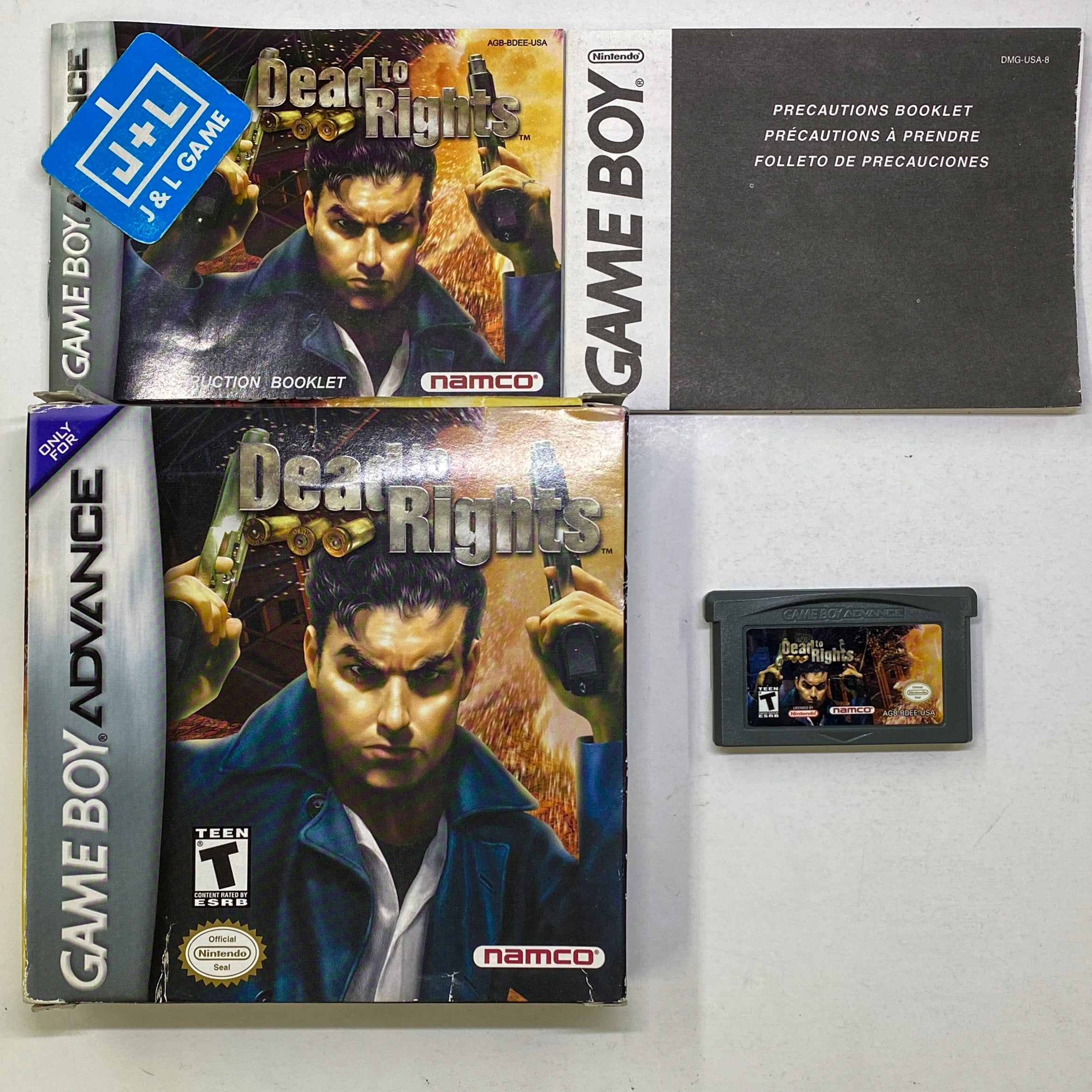 Dead to Rights - (GBA) Game Boy Advance [Pre-Owned] Video Games Namco   