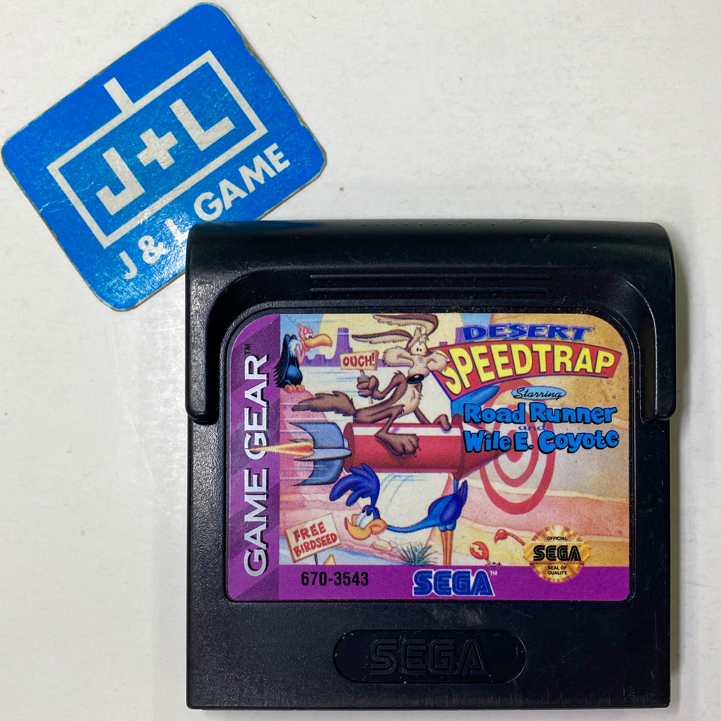 Desert Speedtrap: Starring Road Runner and Wile E. Coyote - SEGA GameGear [Pre-Owned] Video Games Sega   