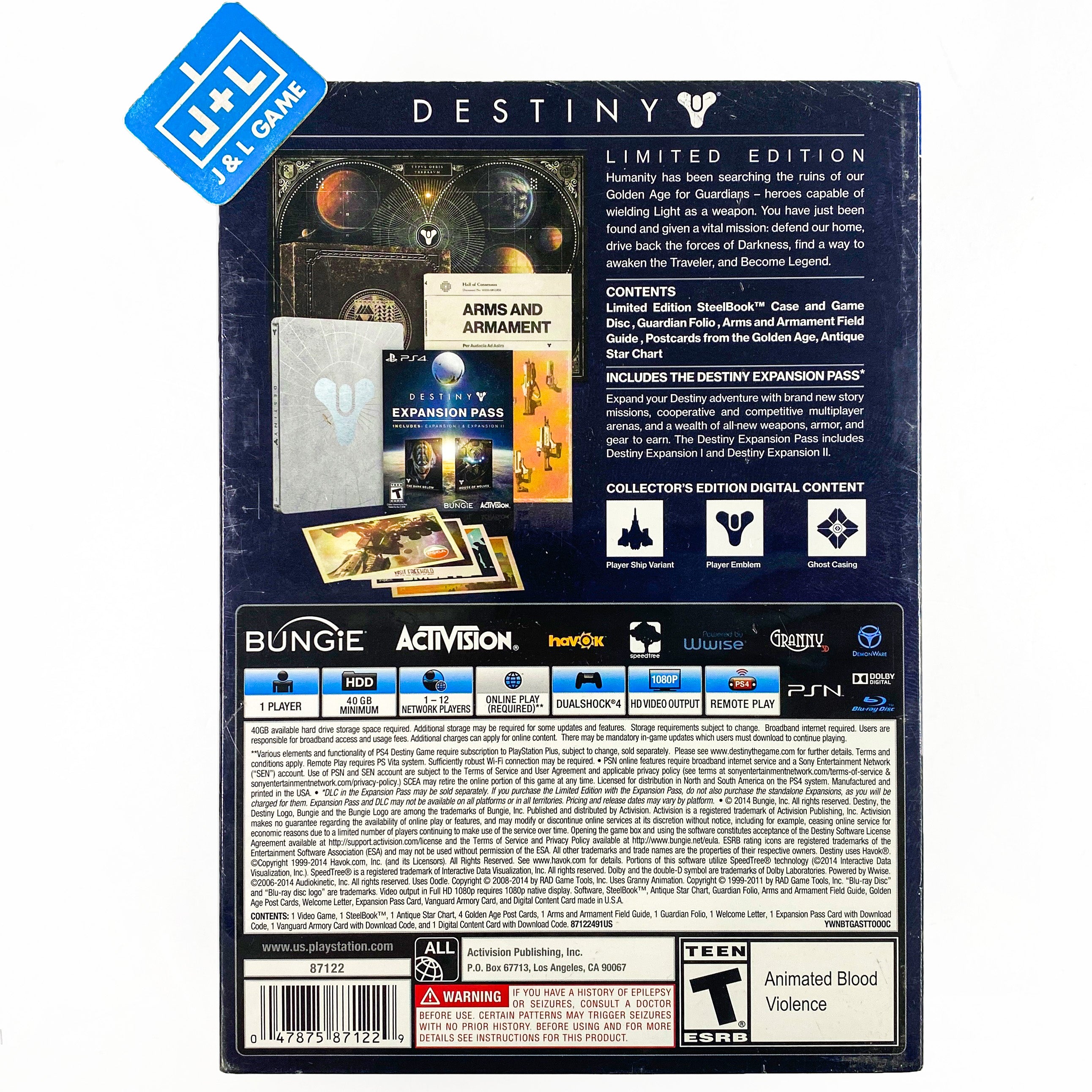 EDITION Limitee Ps4 Fr New (Game In English/Francais/De EDITION Limitee Ps4 Fr New (Game In English/Francais/De