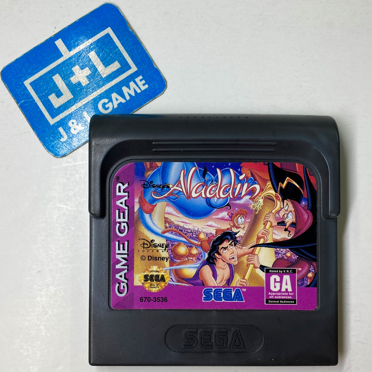 aladdin game gear Disney's - (SGG) SEGA GameGear [Pre-Owned] Compatible with Etna Gear Up - Bicycle Color:American Shad