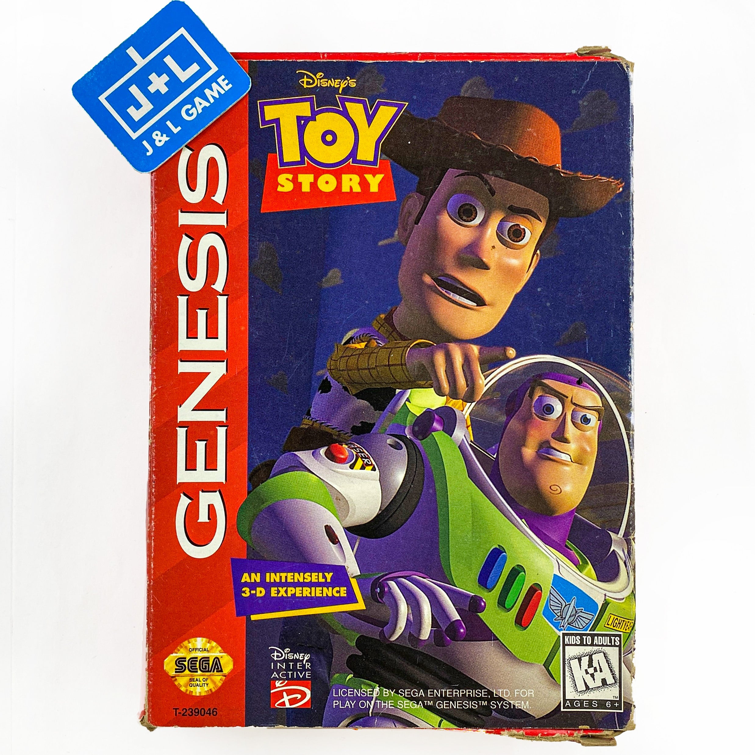 Disney's Toy Story - (SG) SEGA Genesis [Pre-Owned] Video Games Disney Interactive   