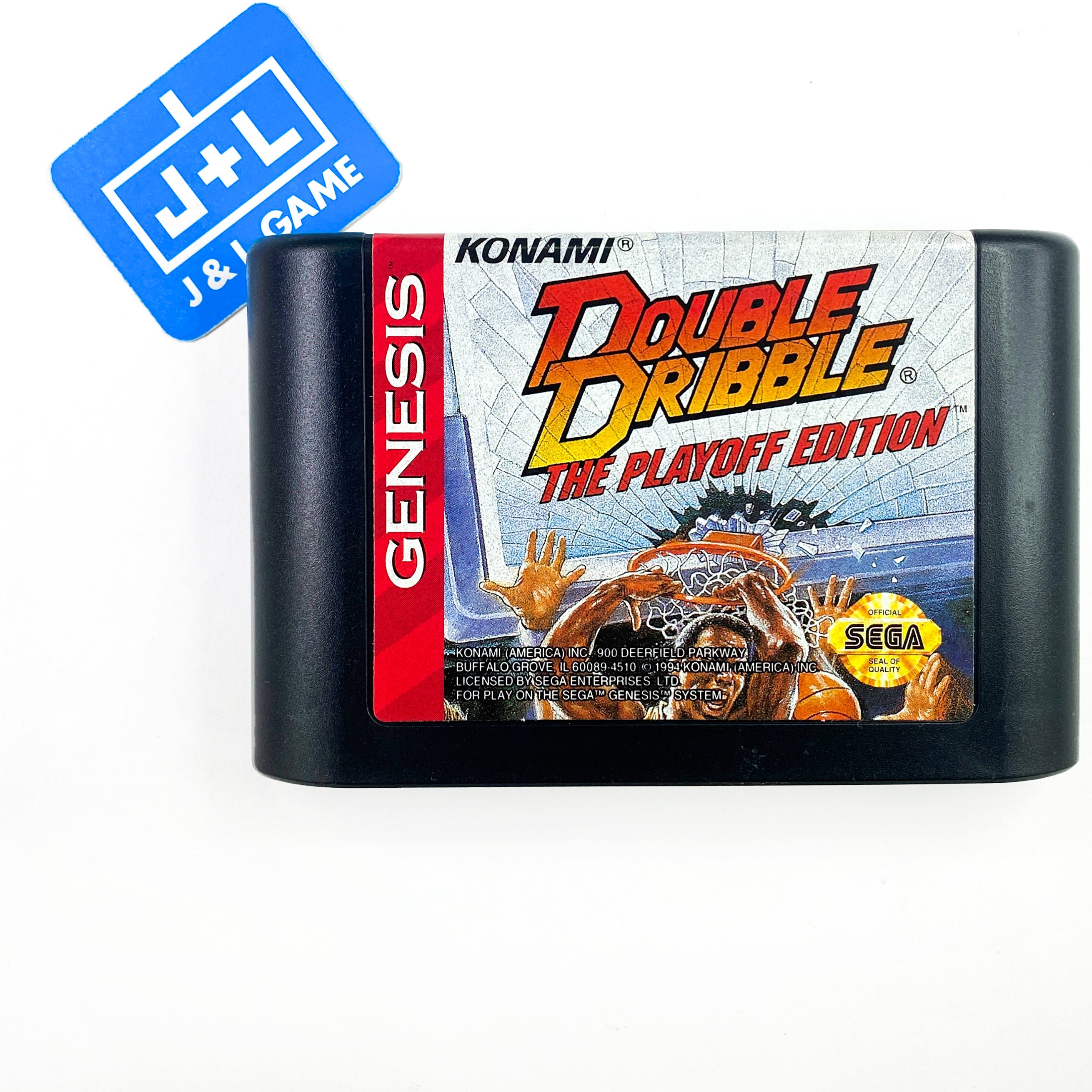 Double Dribble: The Playoff Edition - SEGA Genesis [Pre-Owned] Video Games Konami   