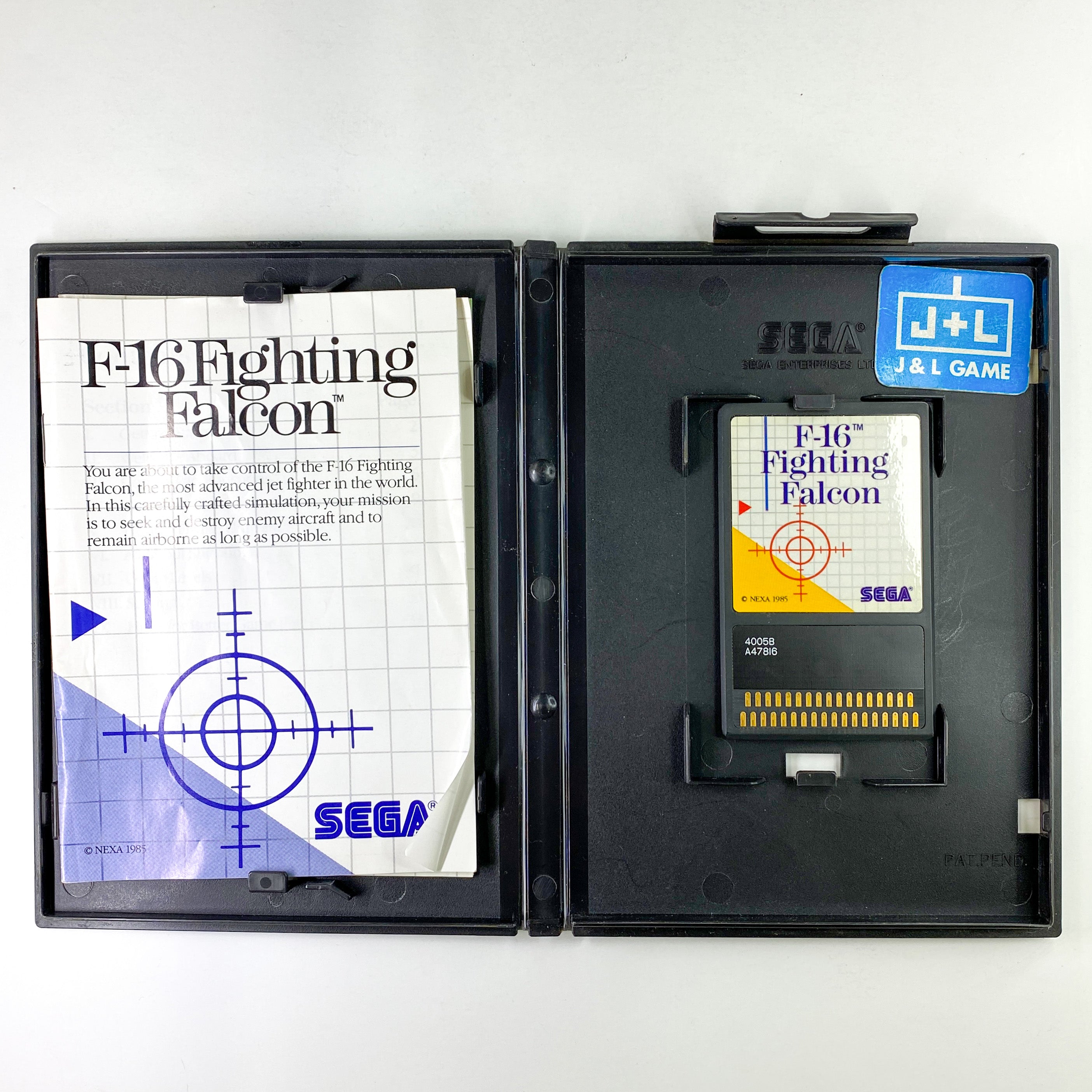 F-16 Fighting Falcon - (SMS) SEGA Master System [Pre-Owned] Video Games Sega   