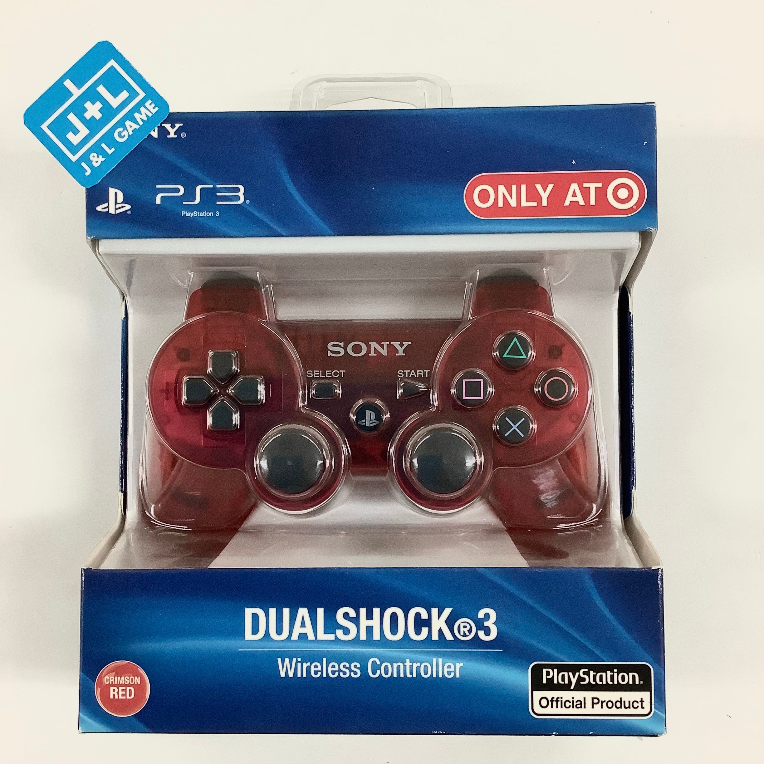 SONY PlayStation 3 Dualshock 3 Wireless Controller (Crimson Red) - (PS3) PlayStation 3 Accessories SONY   