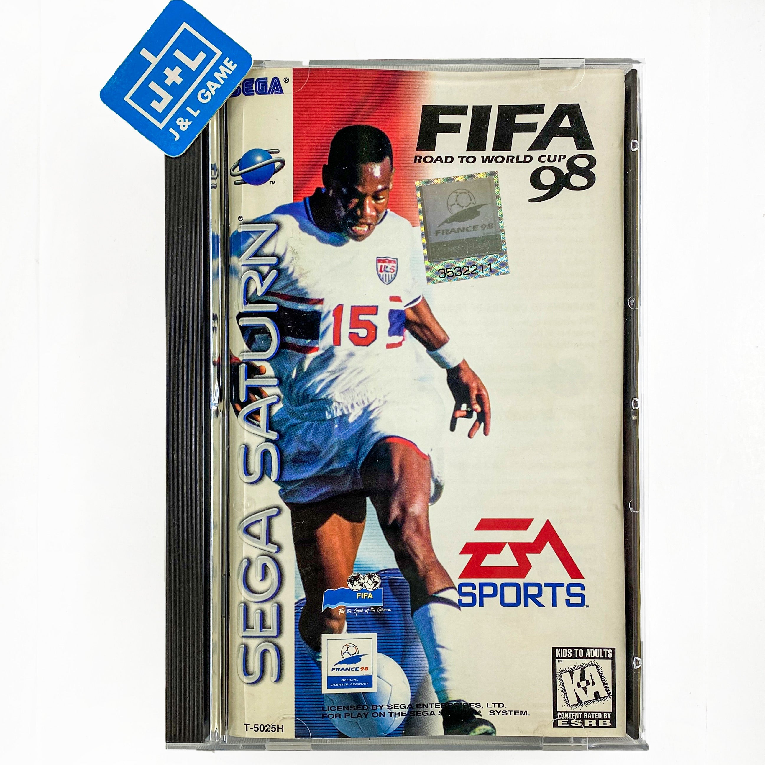 FIFA: Road to World Cup 98 - (SS) SEGA Saturn [Pre-Owned] Video Games Electronic Arts   