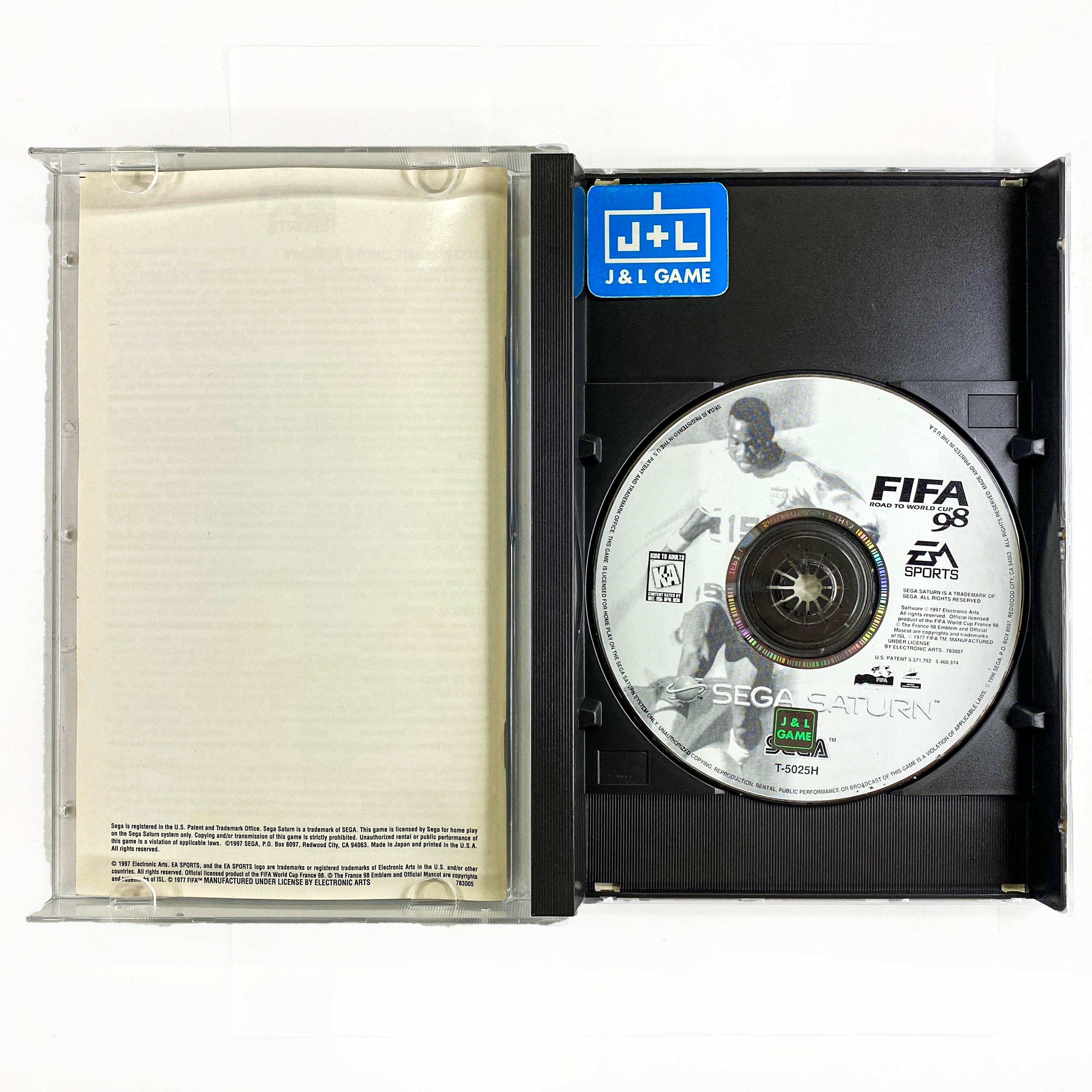 FIFA: Road to World Cup 98 - (SS) SEGA Saturn [Pre-Owned] Video Games Electronic Arts   