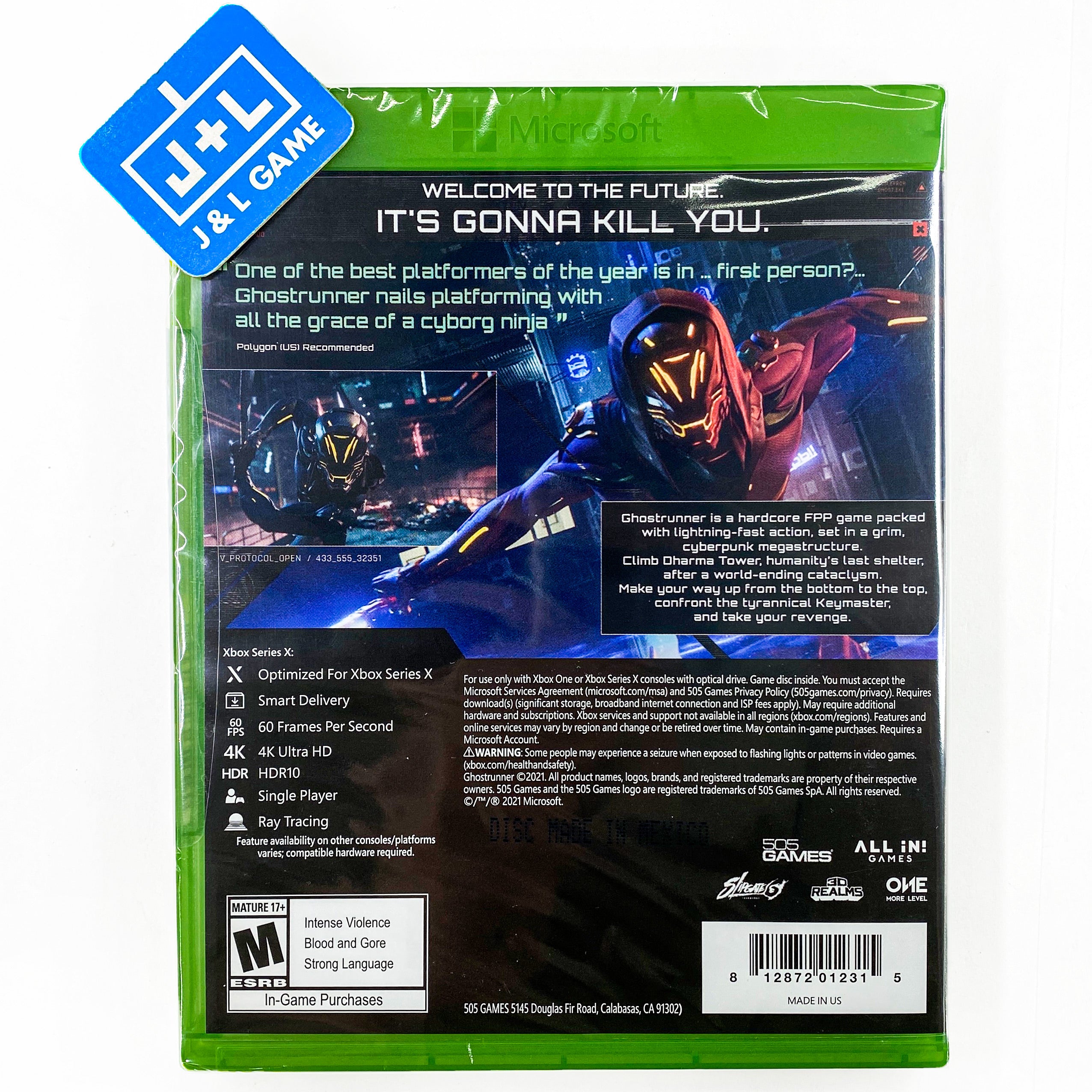 Ghostrunner - (XSX) Xbox Series X Video Games 505 Games   