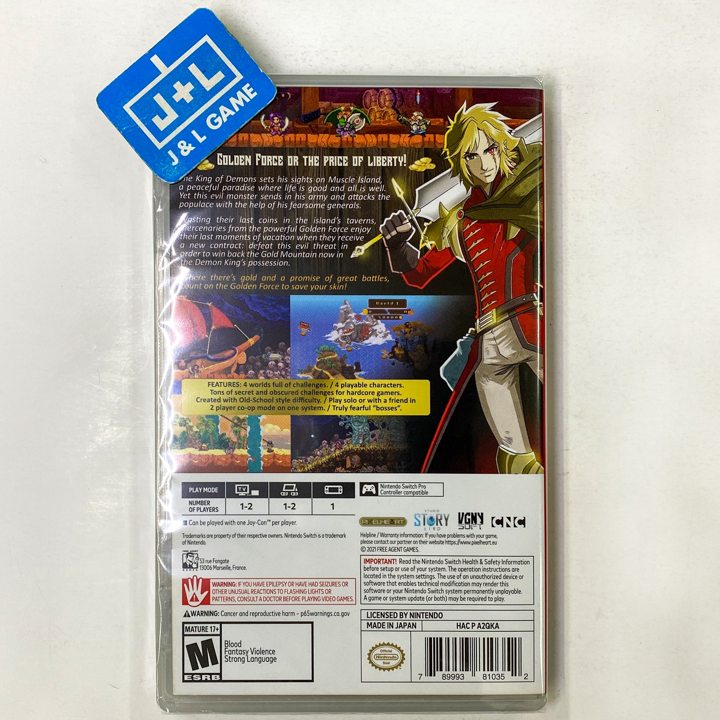 Golden Force - (NSW) Nintendo Switch Video Games VGNYsoft   
