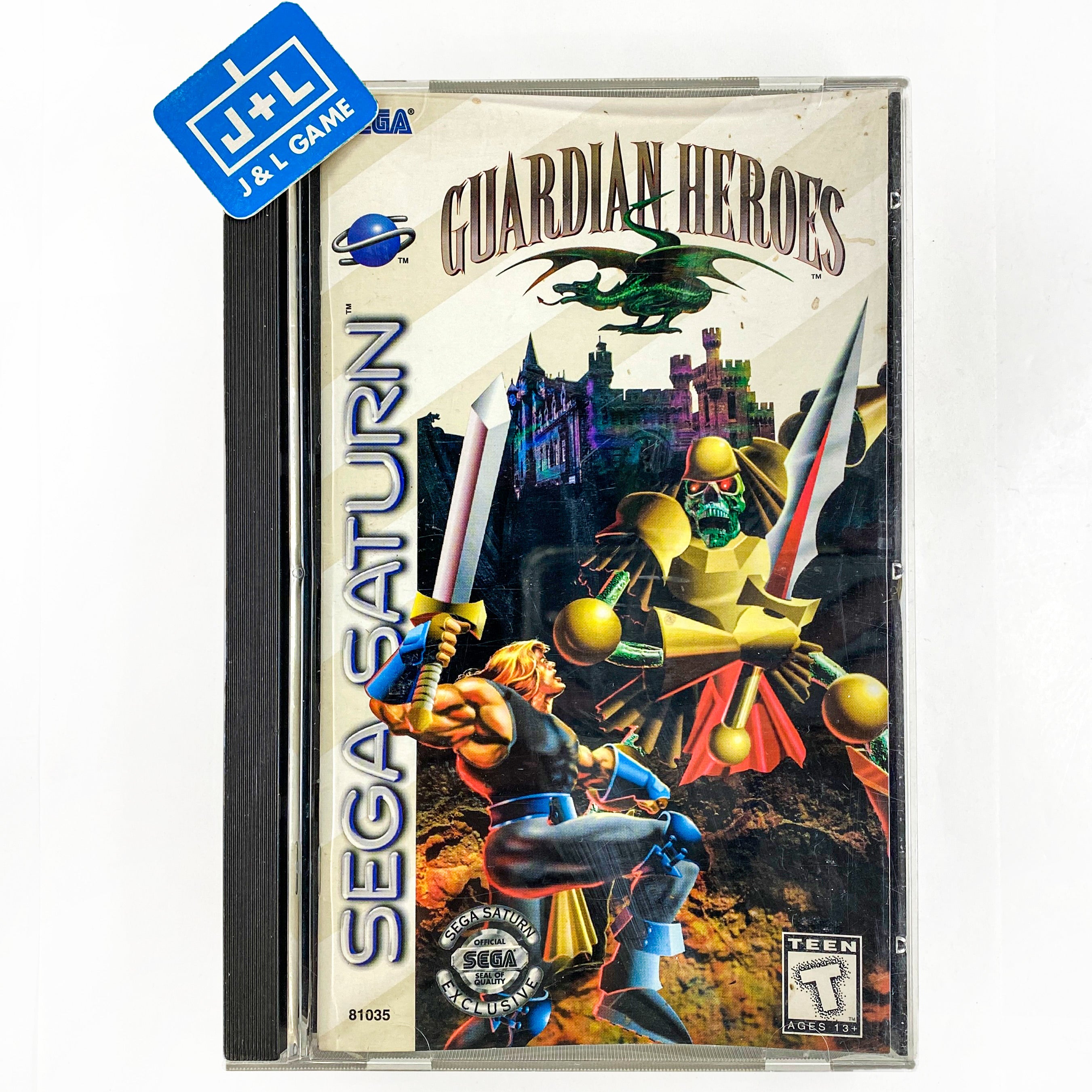 Guardian Heroes - (SS) SEGA Saturn [Pre-Owned] Video Games Sega   