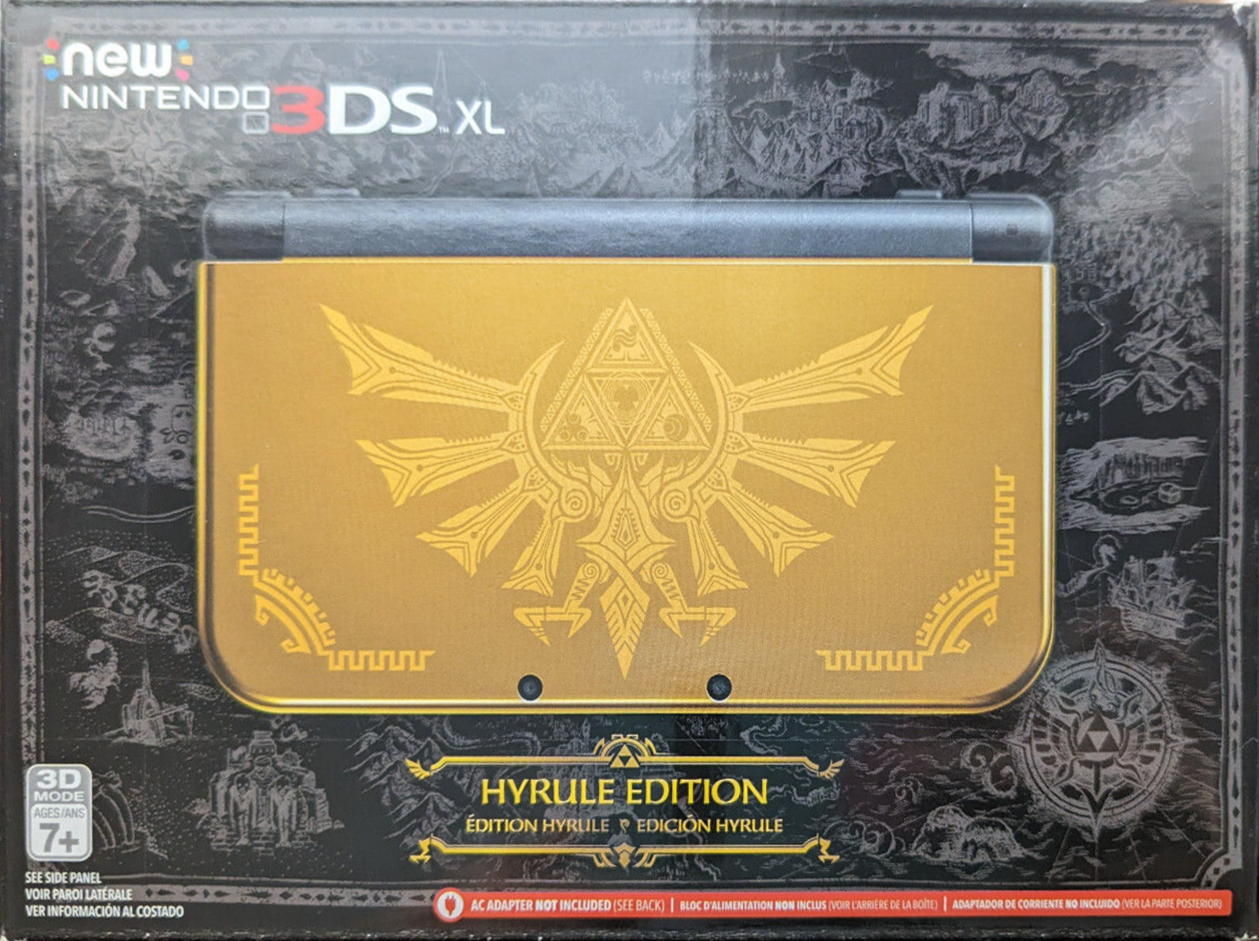 New Nintendo 3DS XL Console (Hyrule Edition) - Nintendo 3DS [Pre-Owned] Consoles Nintendo   