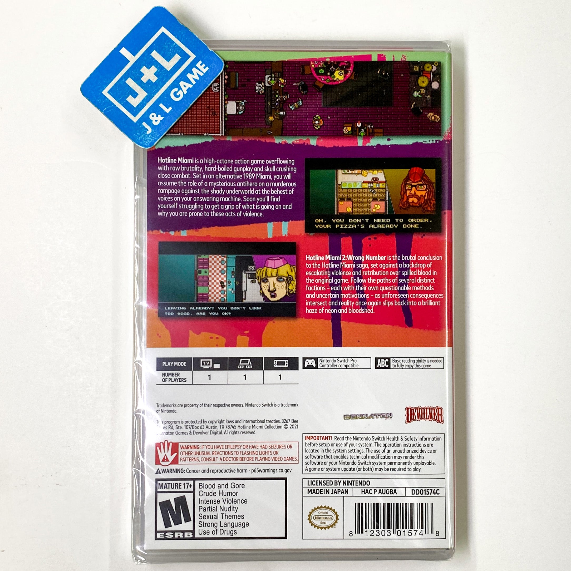 Hotline Miami Collection - (NSW) Nintendo Switch | J&L Game