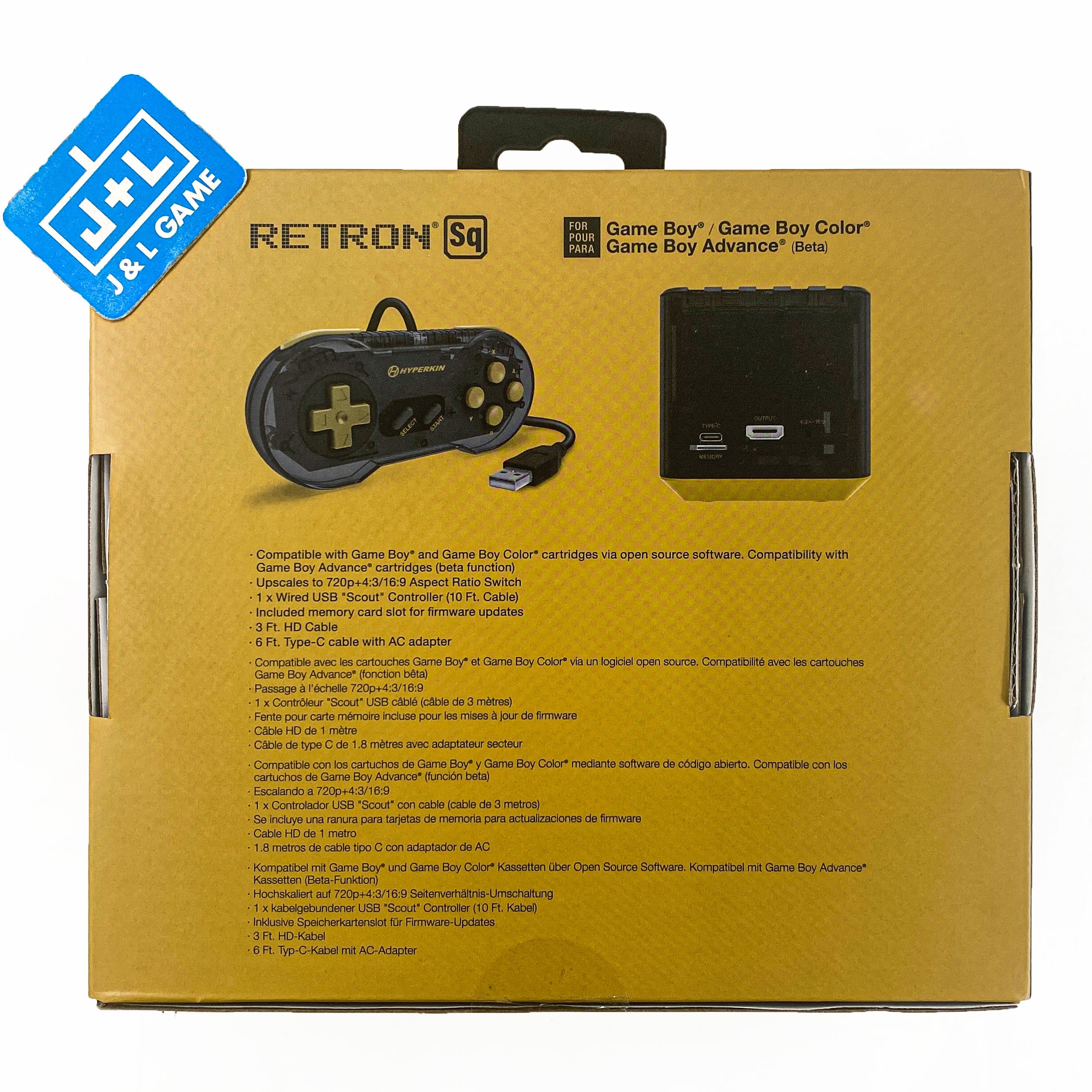 Hyperkin RetroN Sq: HD Gaming Console for Game Boy/Color/ Game Boy Adv ...