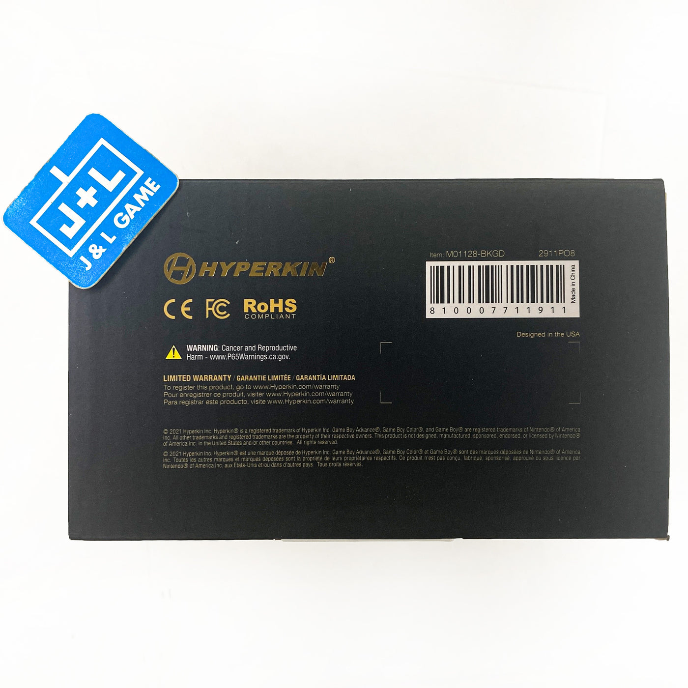 Hyperkin RetroN Sq: HD Gaming Console for Game Boy/Color/ Game Boy Advance (Black & Gold) - Game Boy Advance CONSOLE Hyperkin   
