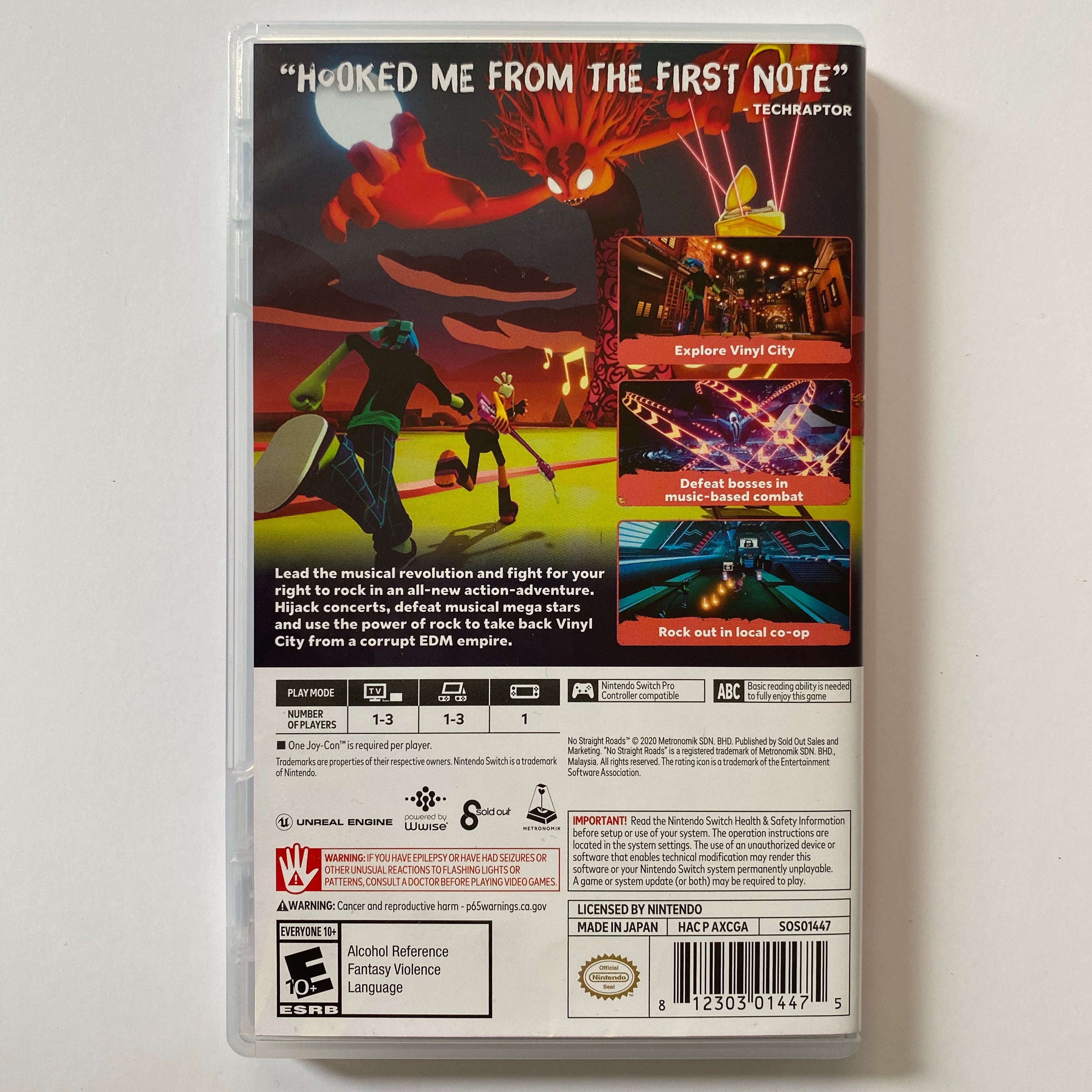 No Straight Roads NSR - (NSW) Nintendo Switch [UNBOXING] Video Games J&L Game   