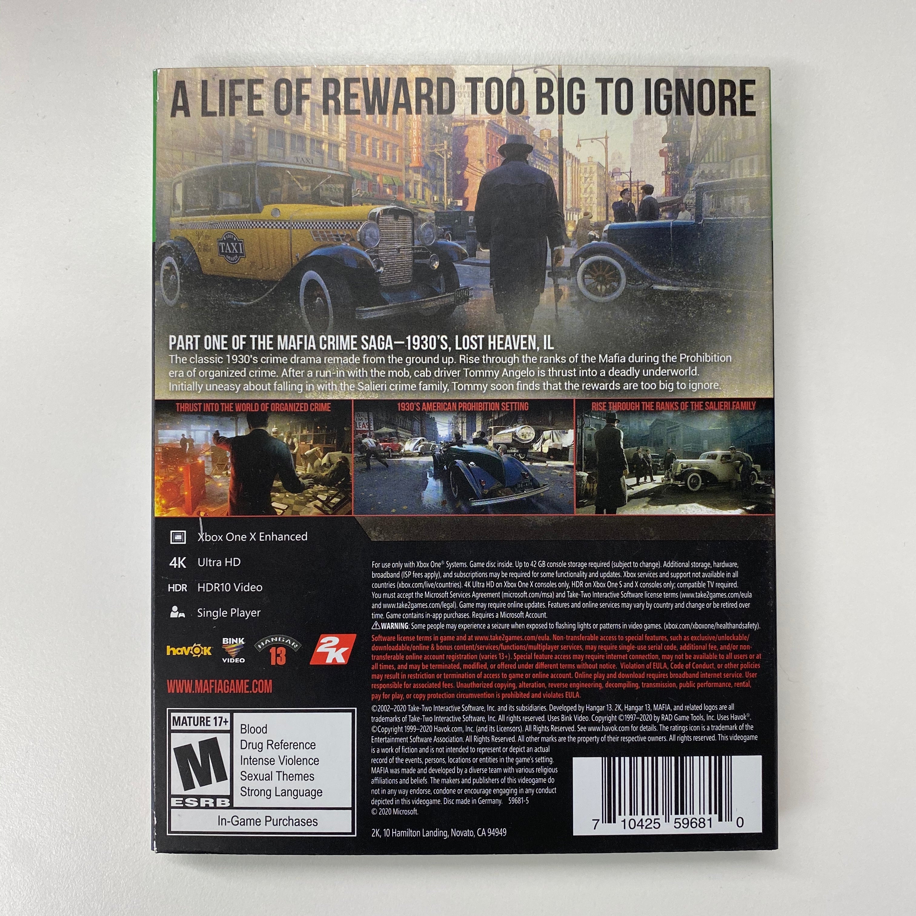 Mafia Definitive Edition - (XB1) Xbox One [UNBOXING] Video Games 2K   