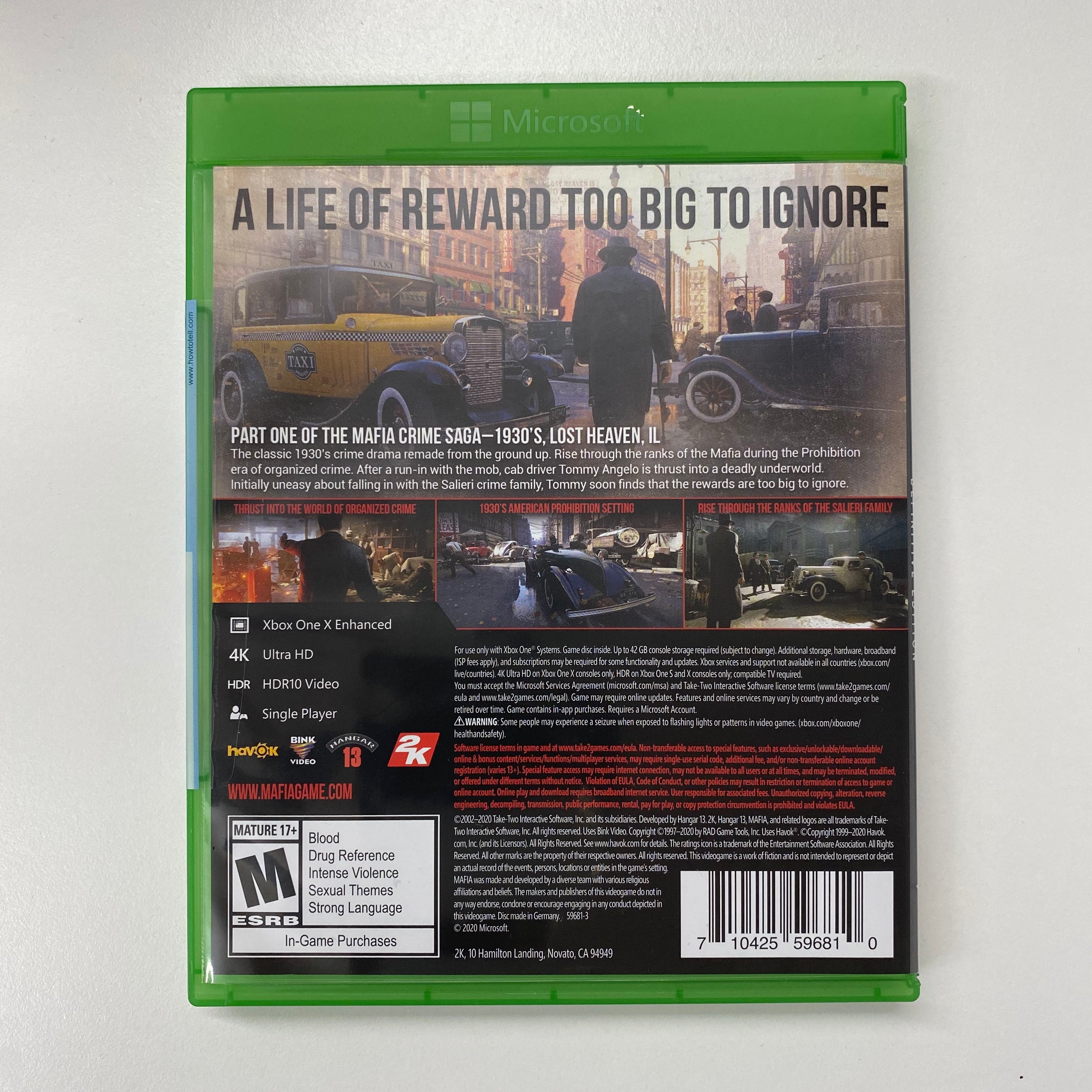 Mafia Definitive Edition - (XB1) Xbox One [UNBOXING] Video Games 2K   